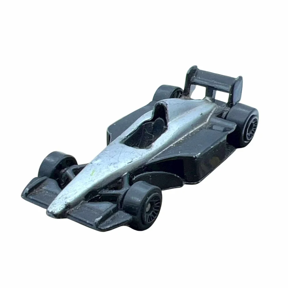 Hot Wheels 1993 Indy Car Black Silver Diecast Formula 1‎ Racer McDonalds Toy